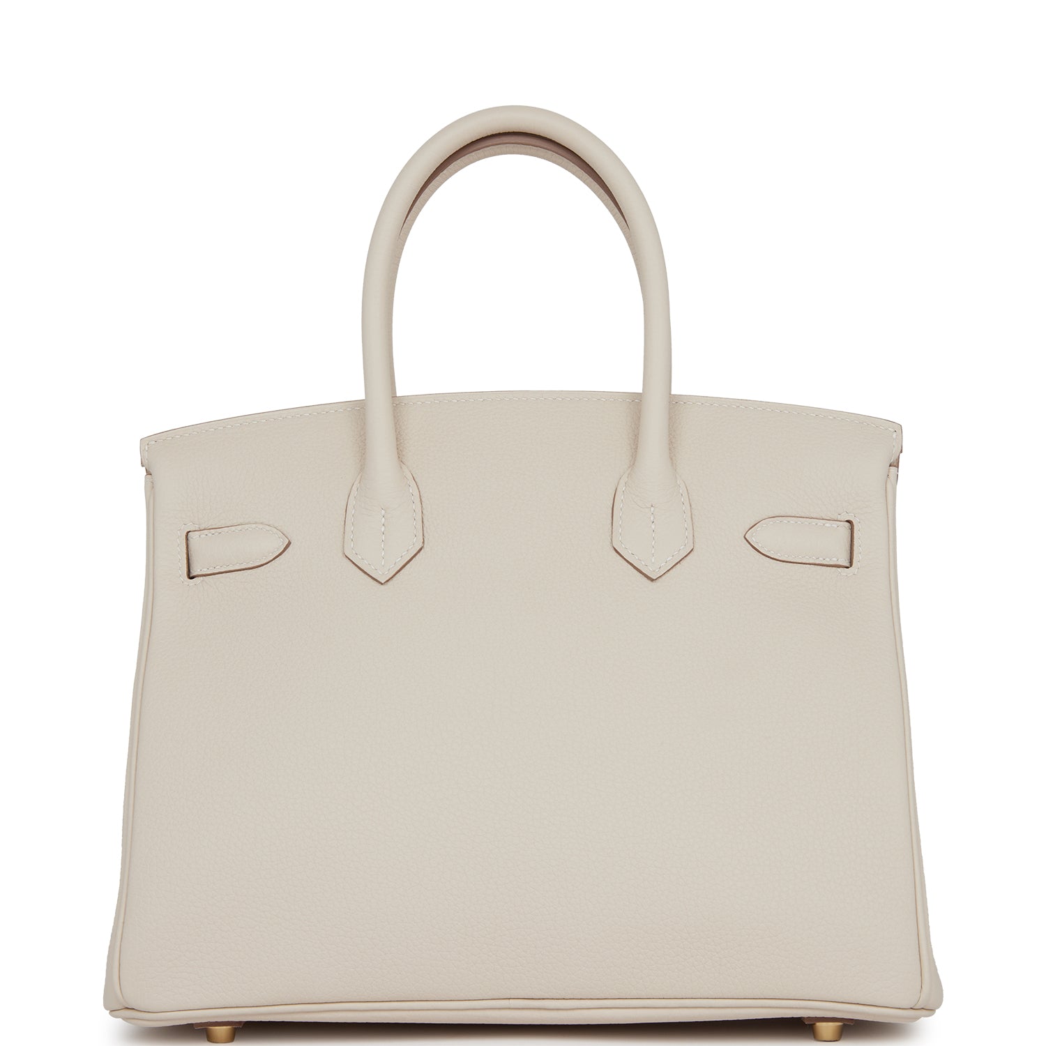 HERMES Birkin 30 Craie Togo Gold Hardware - FrasersFashion