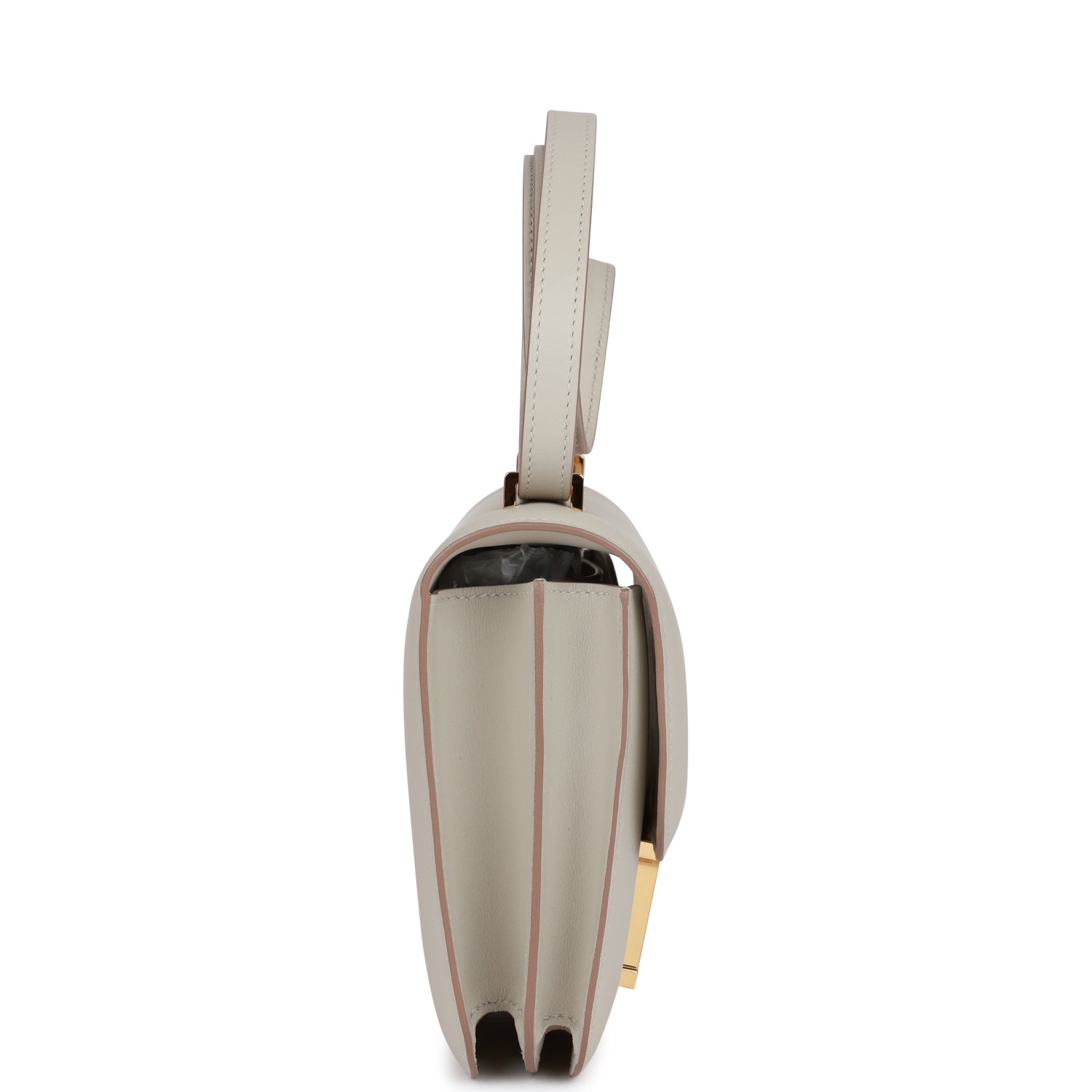 HERMES Constance 18 Gris Perle Swift Gold Hardware - FrasersFashion