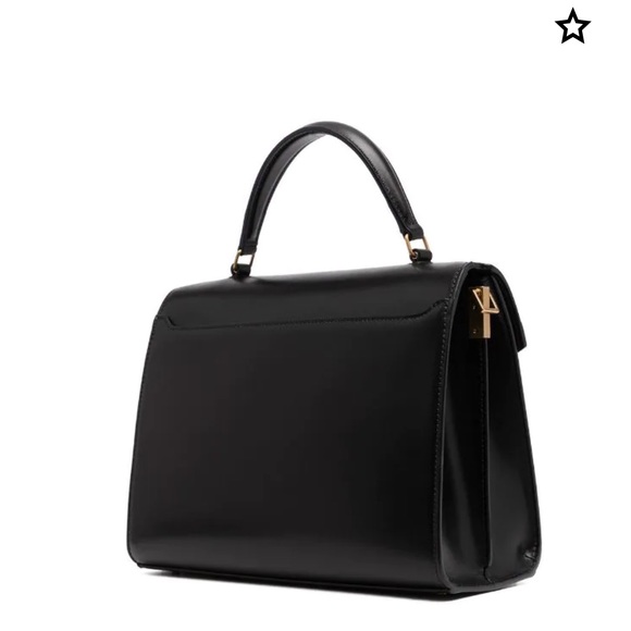 Saint Laurent Cassandra Medium Top Handle Bag in ShinSaint Laurent Leather - FrasersFashion