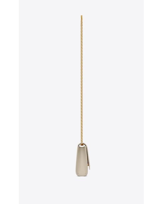 Saint Laurent Kate Small Chain Bag in Grain de Poudre Embossed Leather - FrasersFashion