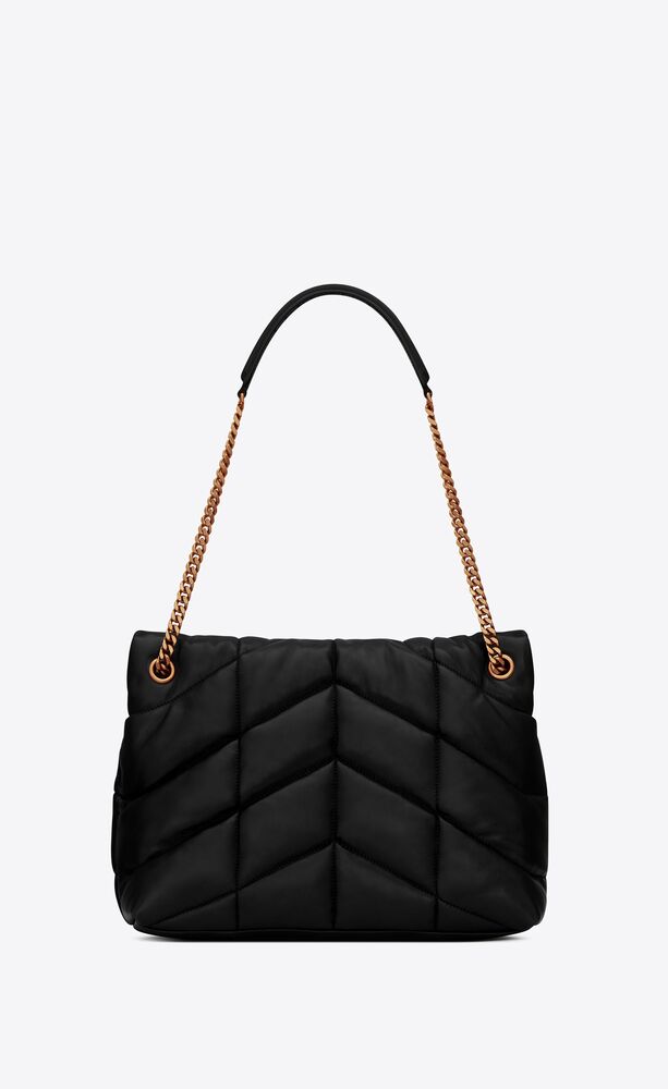Saint Laurent Puffer Medium Chain Bag in Quilted Lambskin - FrasersFashion