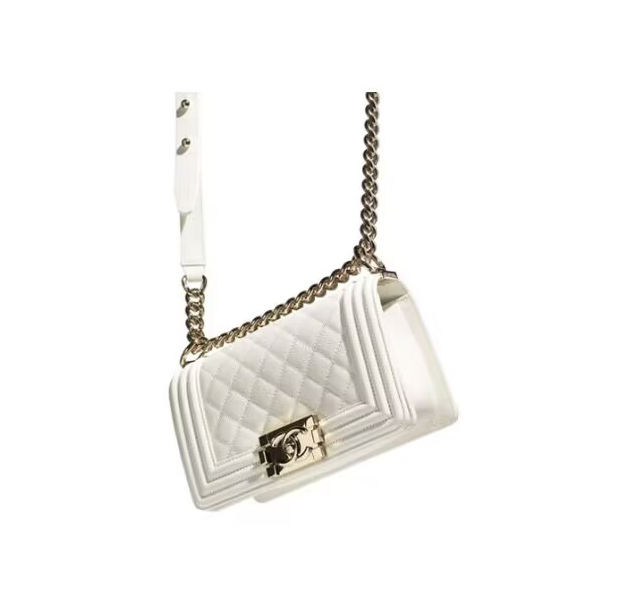 BOY CHANEL SMALL HANDBAG CAVIAR LEATHER 20.5 CM - FrasersFashion