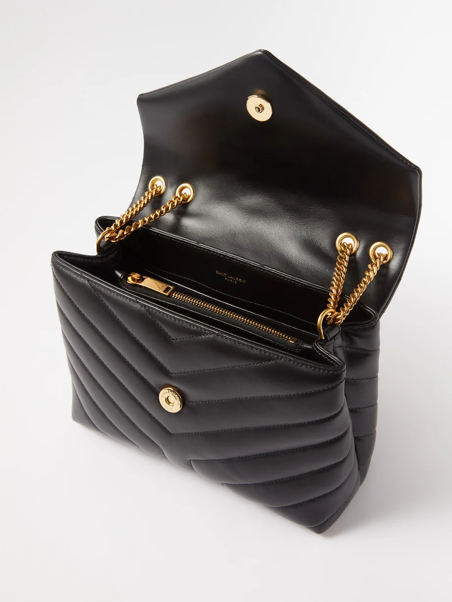 Saint Laurent Loulou small quilted-leather shoulder bag 25*9*17 CM - FrasersFashion