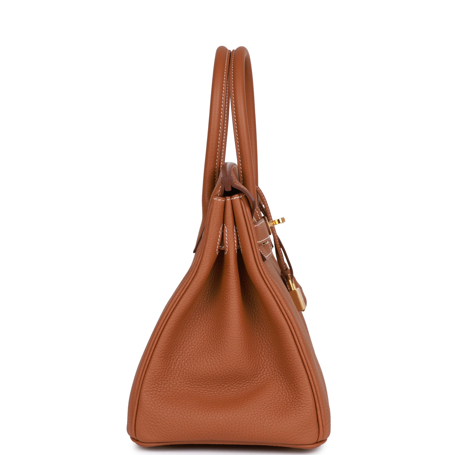 HERMES Birkin 30 Gold Togo Gold Hardware - FrasersFashion