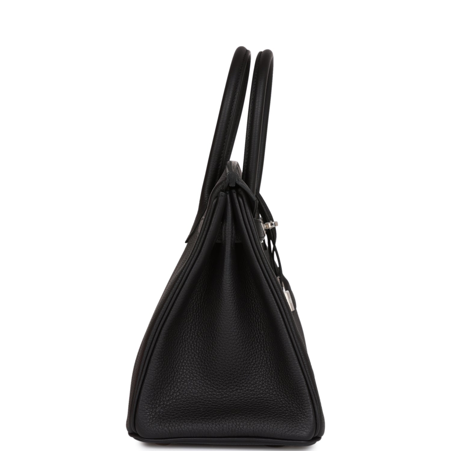HERMES Birkin 30 Black Togo Palladium Hardware - FrasersFashion
