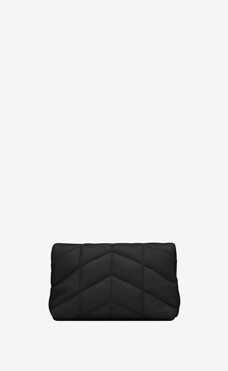 Saint Laurent Puffer Small Pouch in Quilted Lambskin - FrasersFashion
