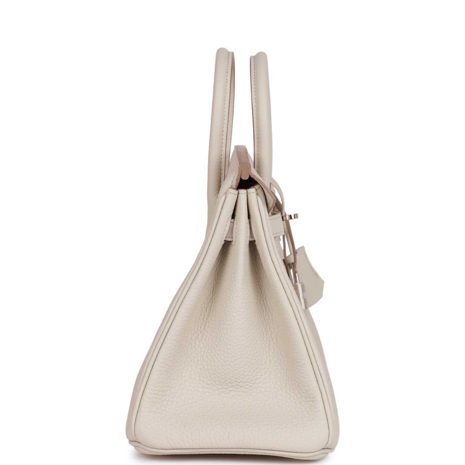 HERMES Birkin 25 Beton Togo Palladium Hardware - FrasersFashion