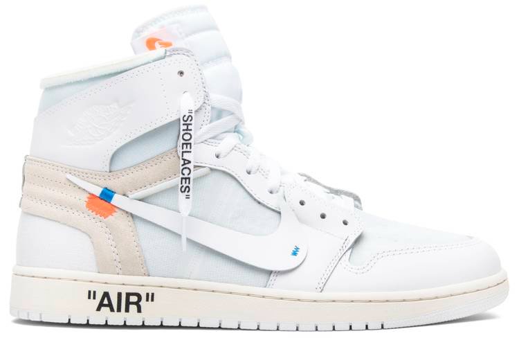 Off-White x Air Jordan 1 Retro High OG  White  2018 AQ0818-100 - FrasersFashion