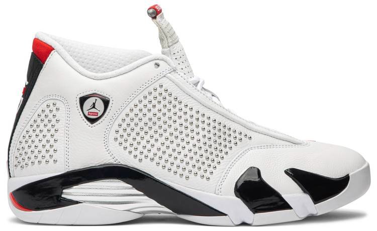Supreme x Air Jordan 14 Retro  White  BV7630-106 - FrasersFashion