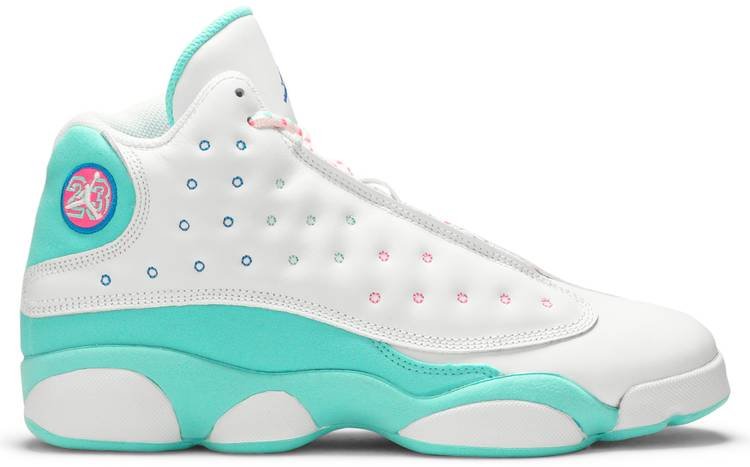 Air Jordan 13 Retro  Aurora Green  439358-100 - FrasersFashion