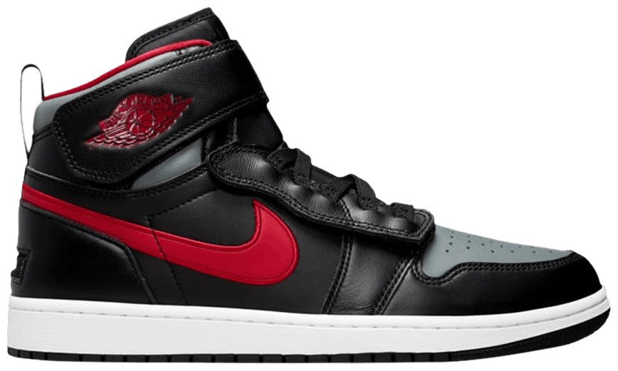 Air Jordan 1 High FlyEase  Smoke Grey Gym Red  CQ3835-006 - FrasersFashion