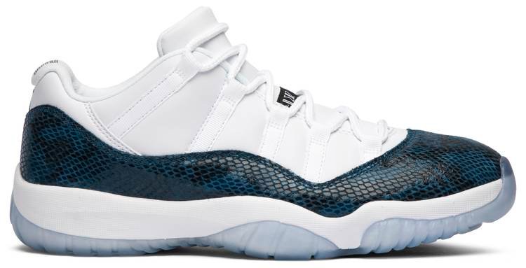 Air Jordan 11 Retro Low  Navy Snakeskin  2019 CD6846-102 - FrasersFashion