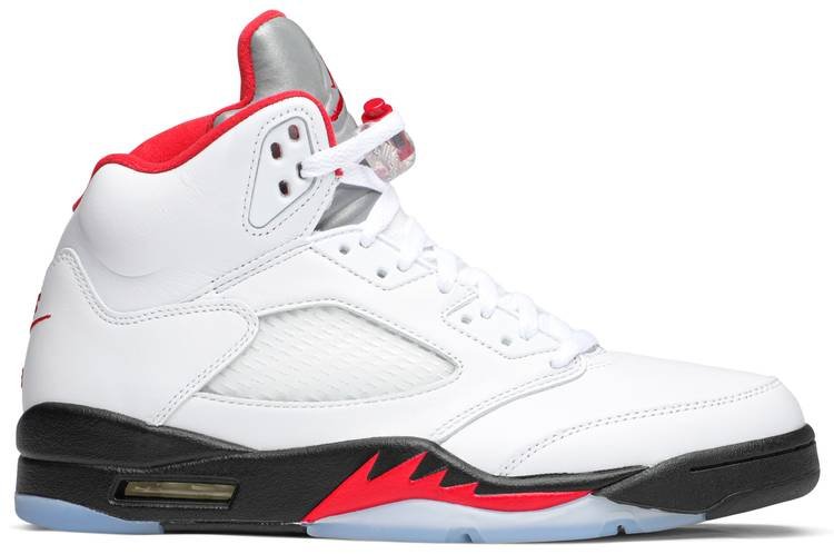 Air Jordan 5 Retro  Fire Red  2020 DA1911-102 - FrasersFashion