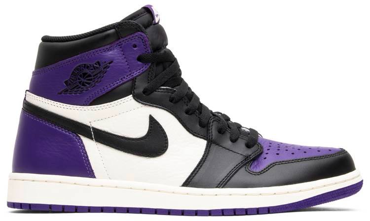 Air Jordan 1 Retro High OG  Court Purple  555088-501 - FrasersFashion