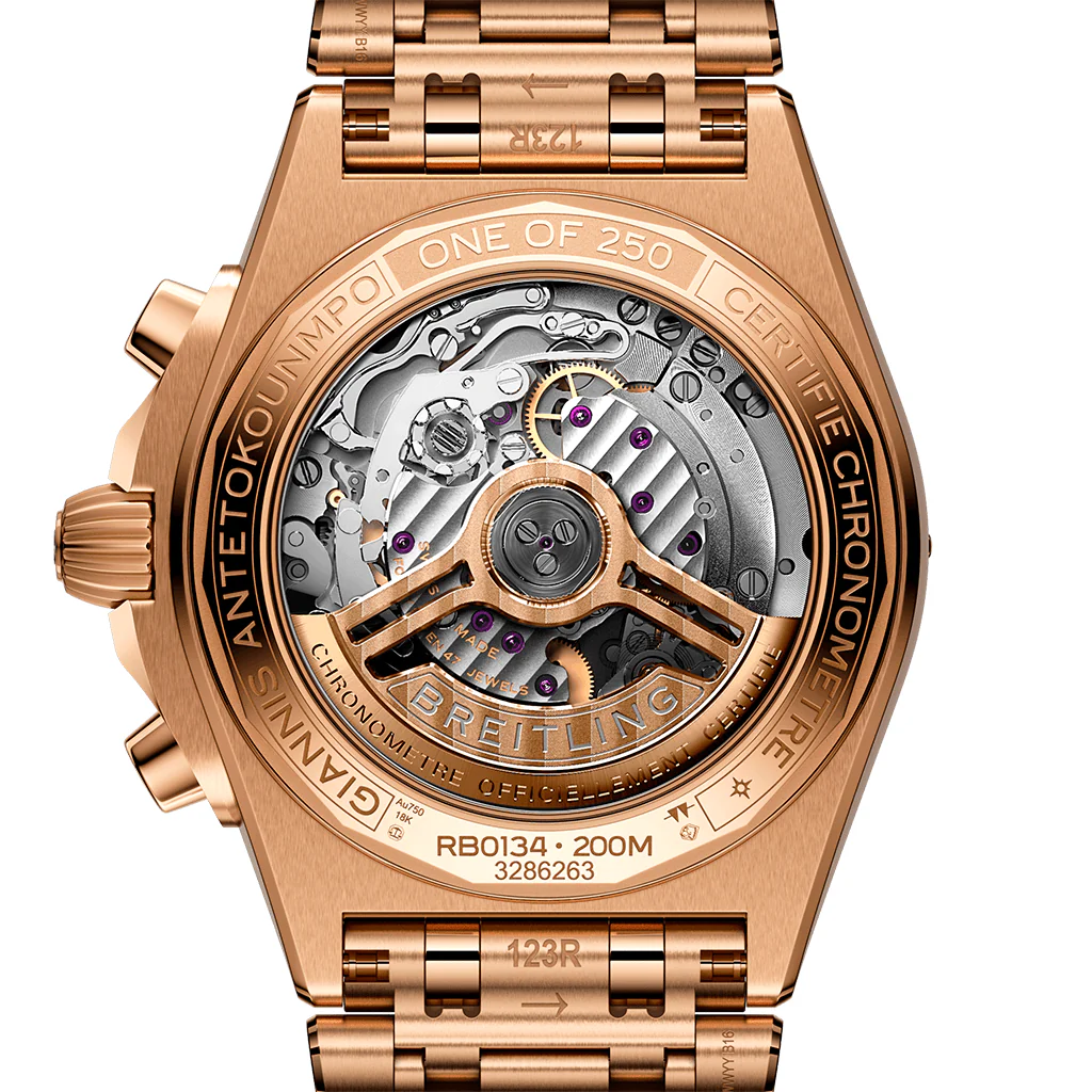 Chronomat B01 42 Giannis Antetokounmpo RB01344A1L1R1 - FrasersFashion