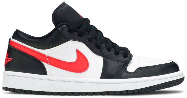 Wmns Air Jordan 1 Low  Siren Red  DC0774-004 - FrasersFashion