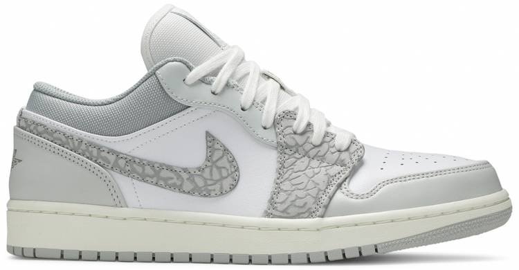 Air Jordan 1 Low Premium  Elephant Print  DH4269-100 - FrasersFashion