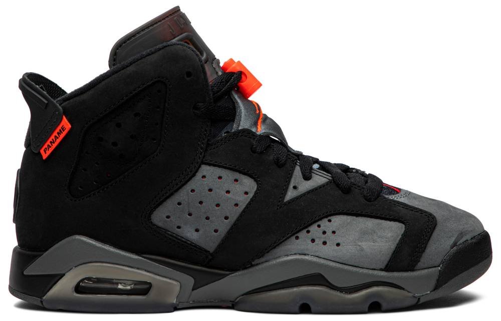 Paris Saint-Germain x Air Jordan 6 Retro BG  Iron Grey  CN1078-001 - FrasersFashion