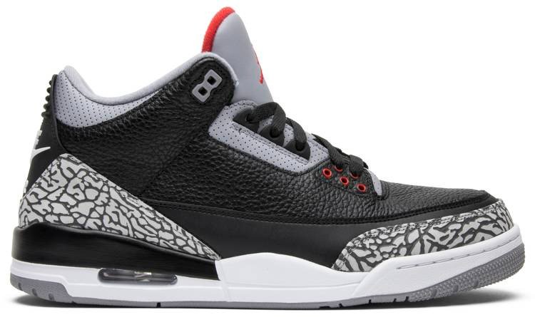 Air Jordan 3 Retro OG  Black Cement  2018 854262-001 - FrasersFashion