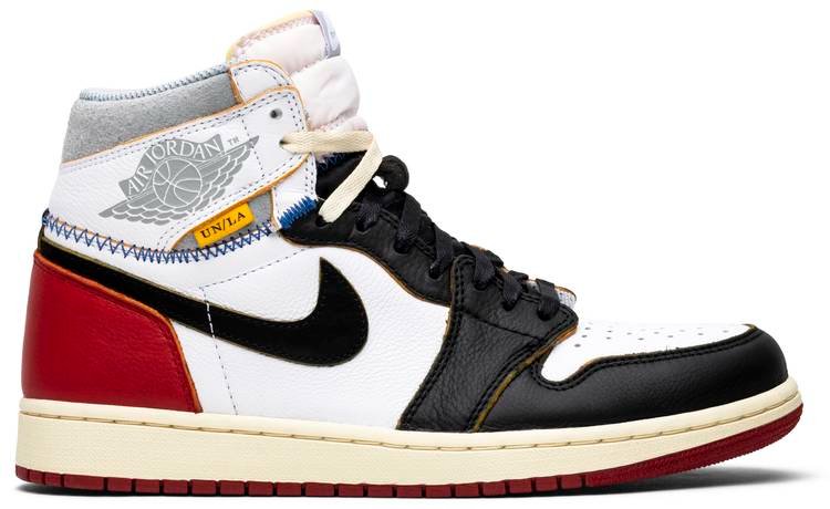Union LA x Air Jordan 1 Retro High NRG  Black Toe  BV1300-106 - FrasersFashion