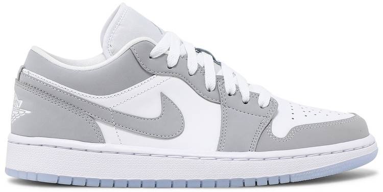 Air Jordan 1 Low White Wolf Grey dc0774-105 - FrasersFashion