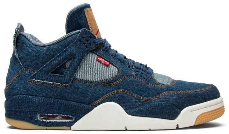 Levi s x Air Jordan 4 Retro  Denim  AO2571-401 - FrasersFashion