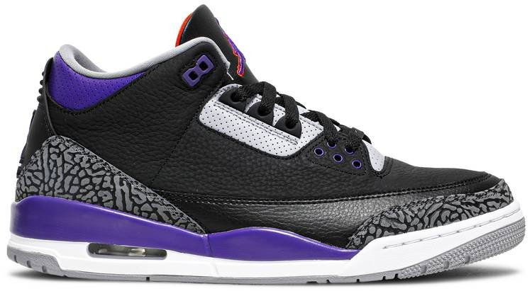 Air Jordan 3 Retro  Court Purple  CT8532-050 - FrasersFashion