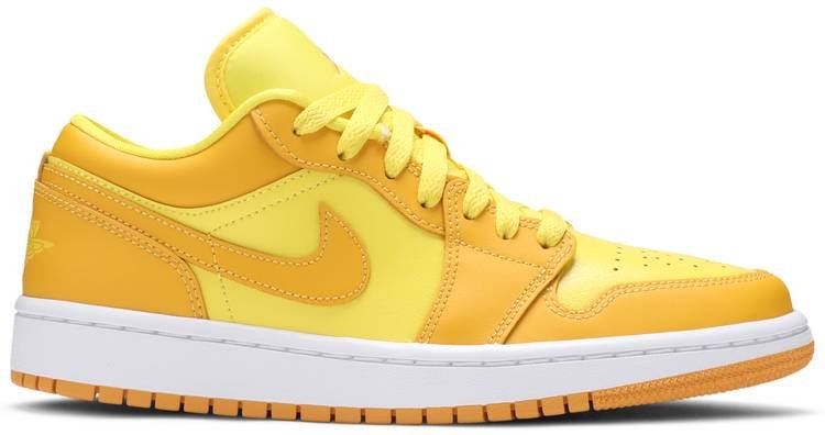 Wmns Air Jordan 1 Low  Yellow Strike  DC0774-700 - FrasersFashion