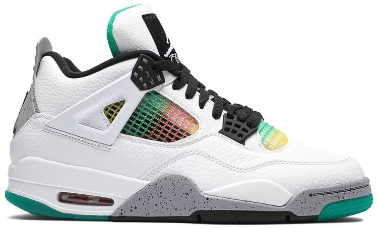 Wmns Air Jordan 4 Retro  Rasta  AQ9129-100 - FrasersFashion