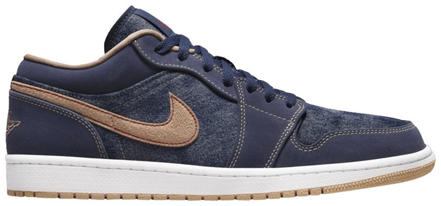 Air Jordan 1 Low SE  Denim  DH1259-400 - FrasersFashion