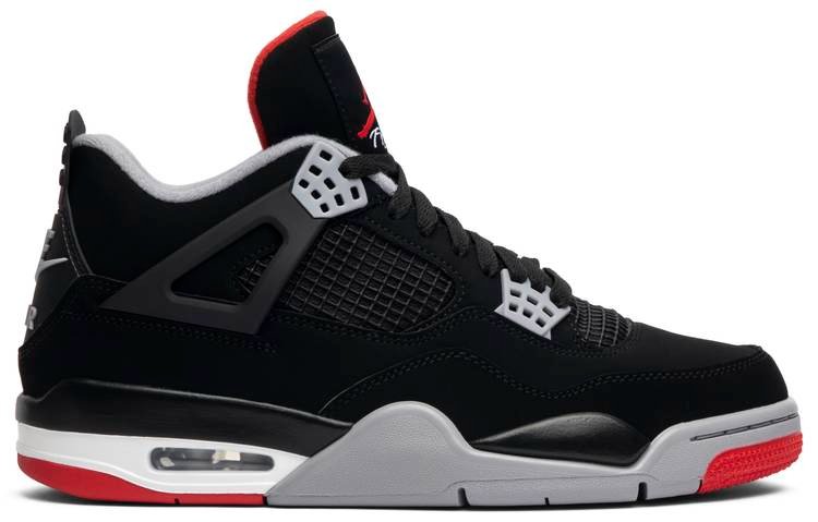 Air Jordan 4 Retro OG  Bred  2019 308497-060 - FrasersFashion