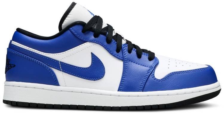 Air Jordan 1 Low  Game Royal  553558-124 - FrasersFashion