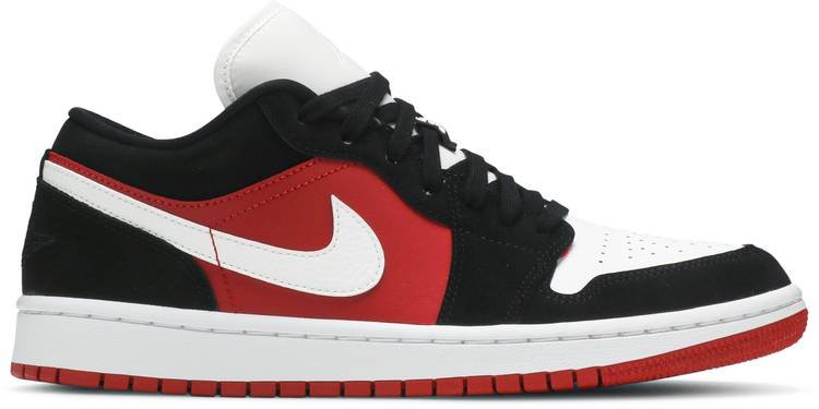 Wmns Air Jordan 1 Low  Gym Red Black  DC0774-016 - FrasersFashion