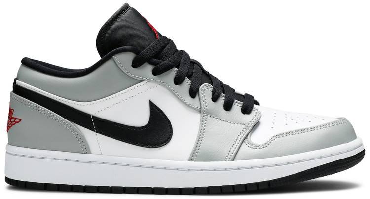 Air Jordan 1 Low  Light Smoke Grey  553558-030 - FrasersFashion