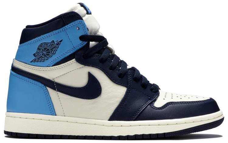 Air Jordan 1 Retro High OG  Obsidian  555088-140 - FrasersFashion
