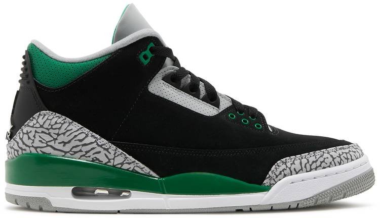 Air Jordan 3 Retro   Pine Blue  CT8532-030 - FrasersFashion