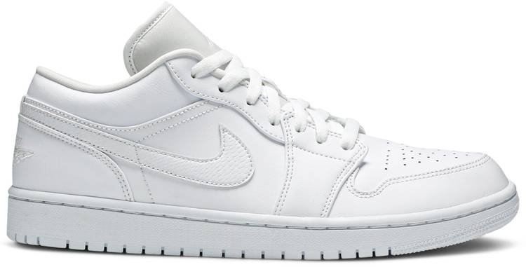 Air Jordan 1 Low  Triple White  AO9944-111 - FrasersFashion