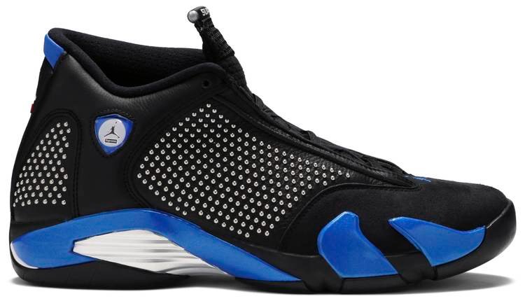 Supreme x Air Jordan 14 Retro  Black Varsity Royal  BV7630-004 - FrasersFashion