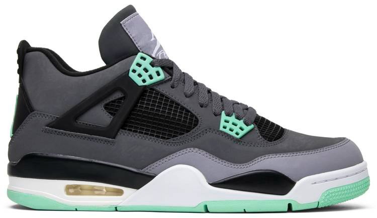 Air Jordan 4 Retro  Green Glow  308497-033 - FrasersFashion