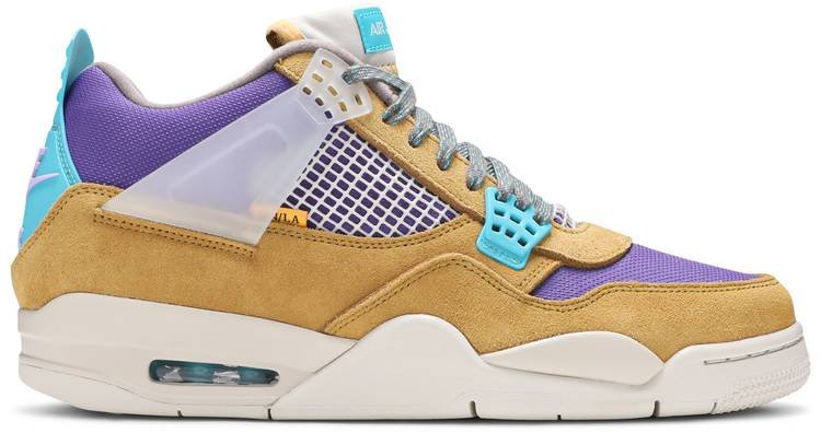 Union LA x Air Jordan 4 Retro  Desert Moss  DJ5718-300 - FrasersFashion