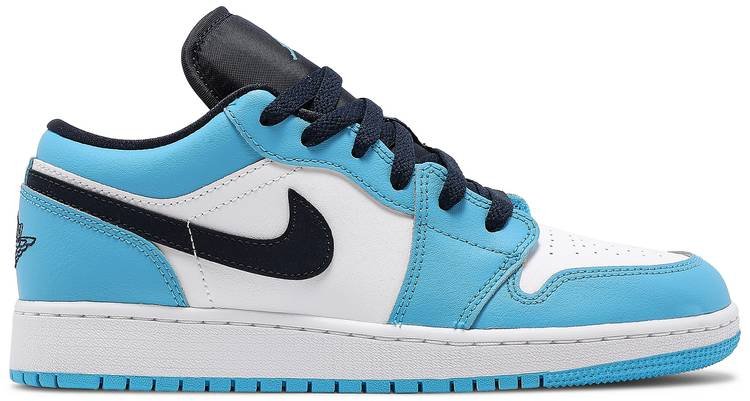 Air Jordan 1 Low GS  UNC  553560-144 - FrasersFashion