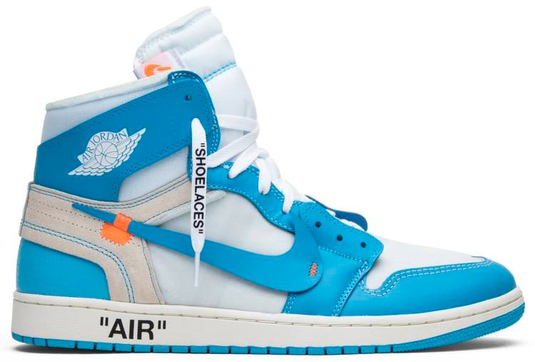 Off-White x Air Jordan 1 Retro High OG  UNC  AQ0818-148 - FrasersFashion