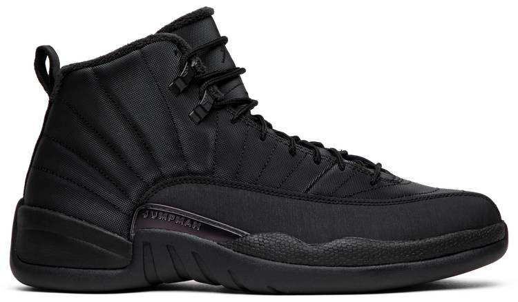 Air Jordan 12 Retro Winterized  Triple Black  BQ6851-001 - FrasersFashion