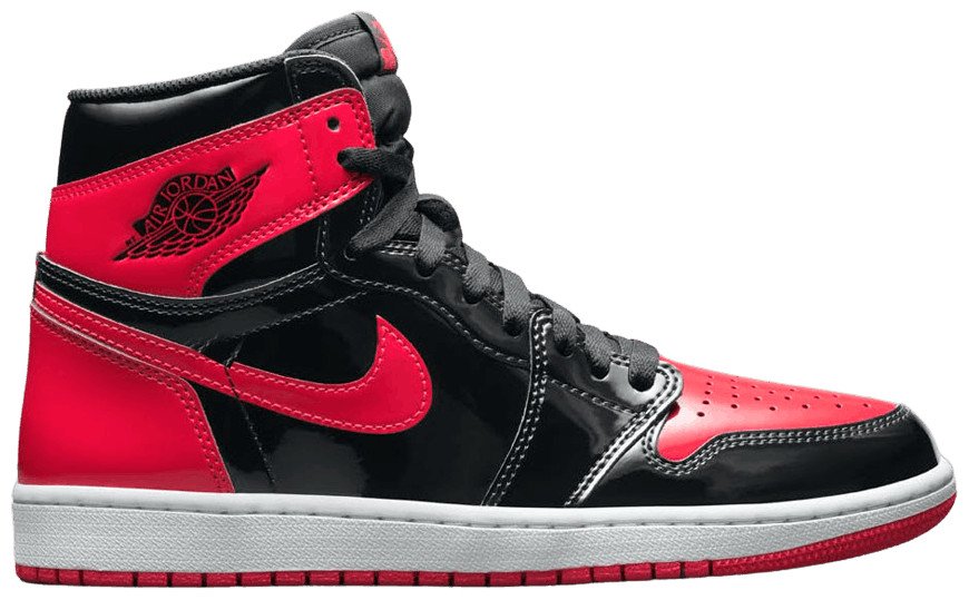 Air Jordan 1 Retro High OG Patent  Bred  555088-063 - FrasersFashion