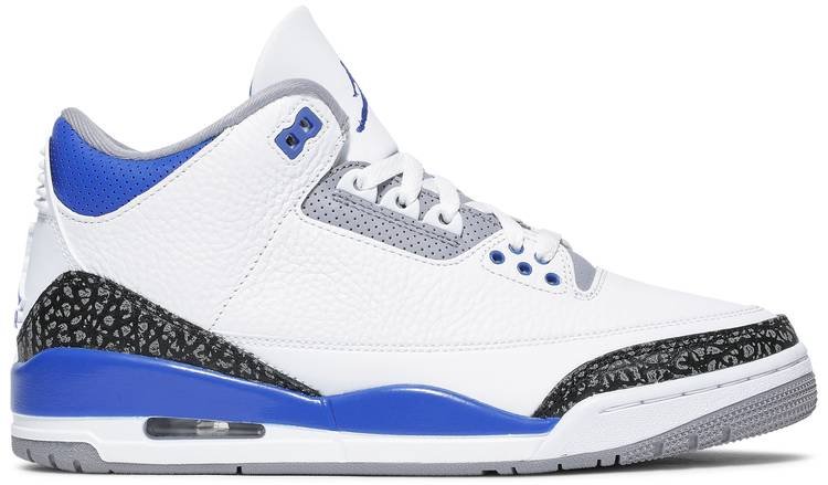 Air Jordan 3 Retro  Racer Blue  CT8532-145 - FrasersFashion