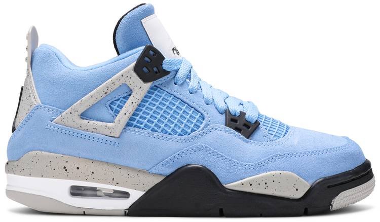 Air Jordan 4 Retro GS  University Blue  408452-400 - FrasersFashion