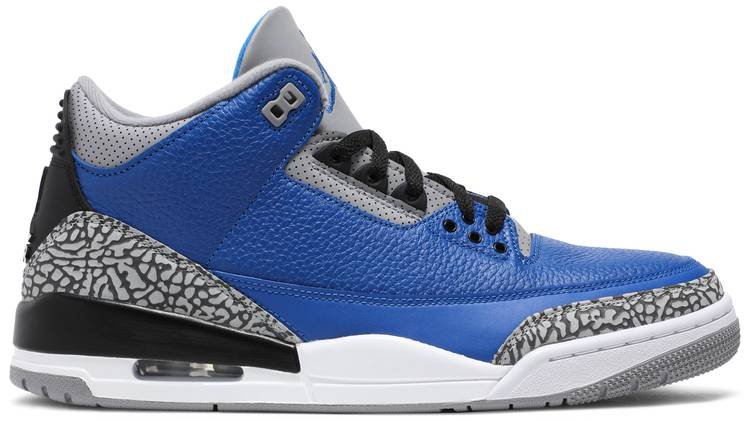 Air Jordan 3 Retro  Varsity Royal  CT8532-400 - FrasersFashion