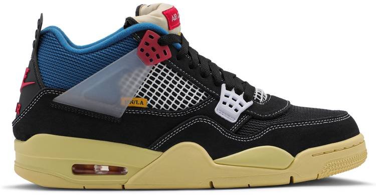 Union LA x Air Jordan 4 Retro  Off Noir  DC9533-001 - FrasersFashion