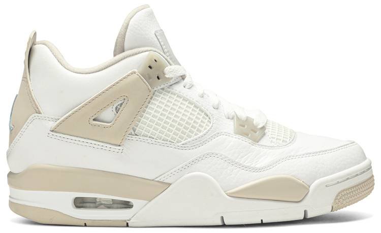 Air Jordan 4 Retro GS  Linen  487724-118 - FrasersFashion