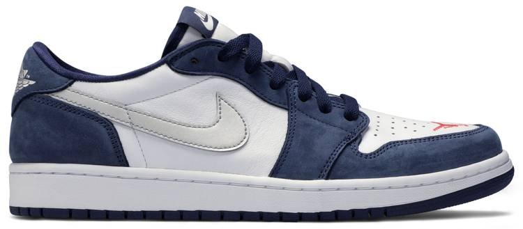 Eric Koston x Air Jordan 1 Low SB  Midnight Navy  CJ7891-400 - FrasersFashion